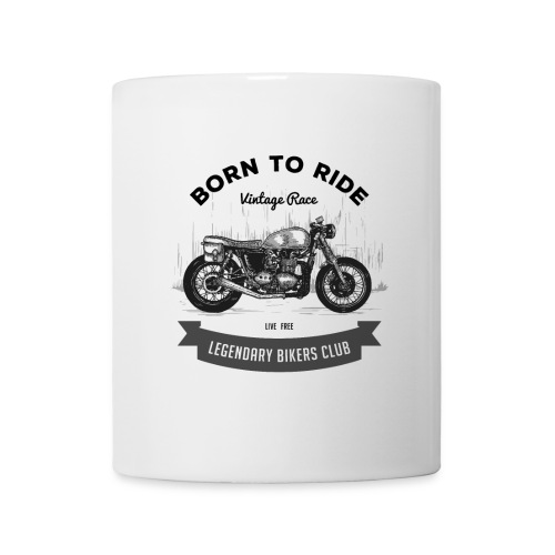 Born to ride Vintage Race T-shirt - Coffee/Tea Mug