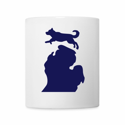 Bark Michigan Husky - Michigan Tech Colors - Coffee/Tea Mug