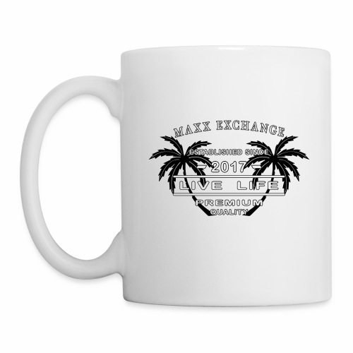 Maxx Exchange Seashore Sandals Coconut Live Life. - Coffee/Tea Mug