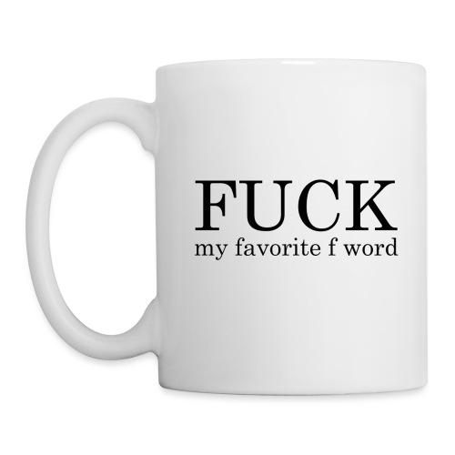 my favorite f word black png - Coffee/Tea Mug