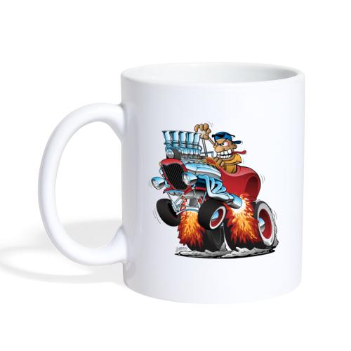 Highboy Hot Rod Race Car Cartoon - Coffee/Tea Mug