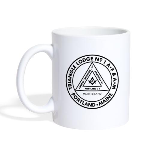 Triangle Lodge Black Logo - Coffee/Tea Mug