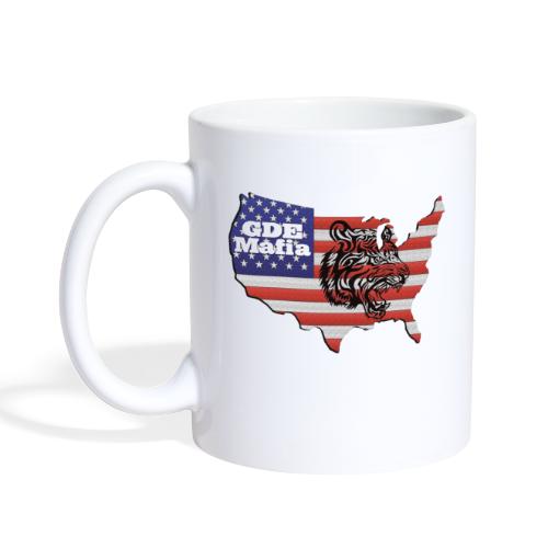 American Flag with Tiger - GDE Mafia - Coffee/Tea Mug