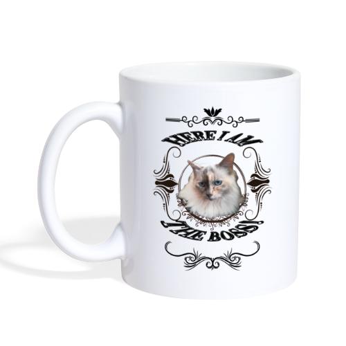 Birman Cat Lover Shirt Here I Am The Boss - Coffee/Tea Mug