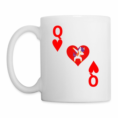Queen of Hearts, Deck of Cards, Unicorn Costume. - Coffee/Tea Mug