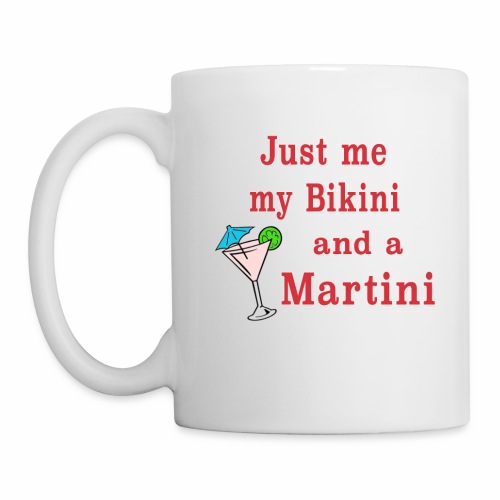 Bikini Martini Beachwear Swimsuit Cosmopolitan. - Coffee/Tea Mug