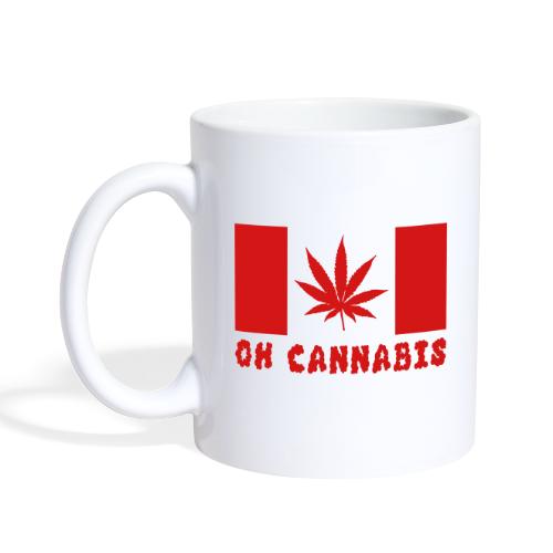 Oh Cannabis Canada Flag T-shirts - Coffee/Tea Mug