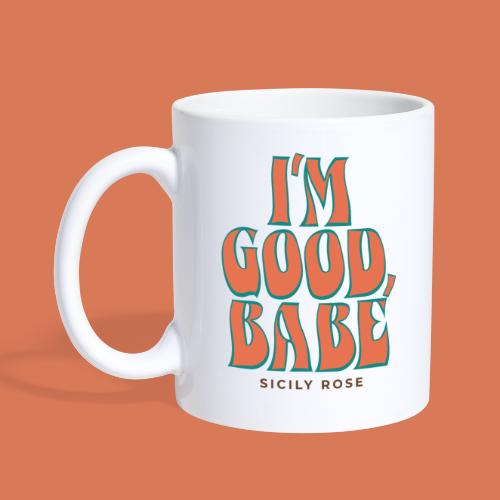 I'm Good, Babe - Orange Stacked - Coffee/Tea Mug