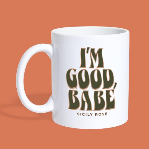I'm Good, Babe - Green Stacked - Coffee/Tea Mug