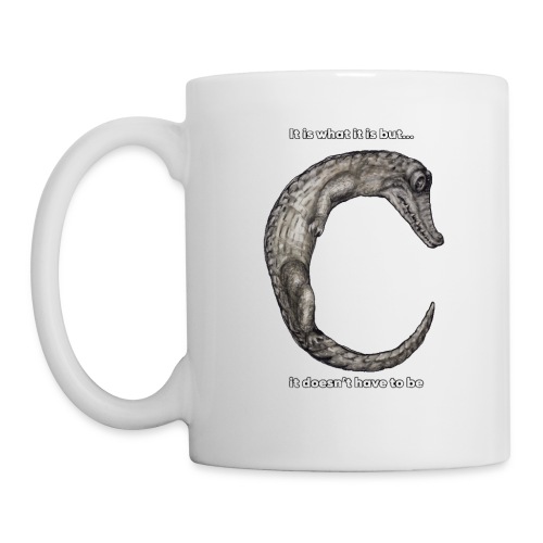 croc with text - Coffee/Tea Mug