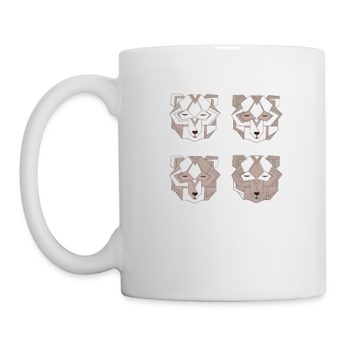4 art deco bears - Coffee/Tea Mug