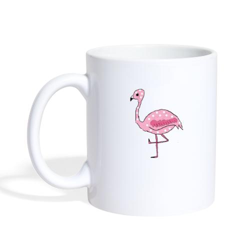 Polka Dotted Flamingo - Coffee/Tea Mug
