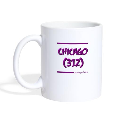 CHICAGO 312 PURPLE - Coffee/Tea Mug