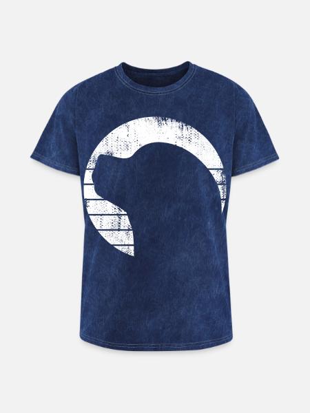 Roller Skater - Washed Unisex T-Shirt - mineral navy