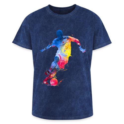 Soccer: Splash Kick - Washed Unisex T-Shirt