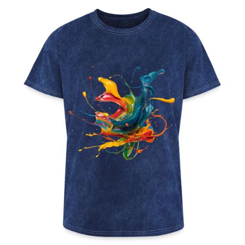 Chromatic Flow - Washed Unisex T-Shirt