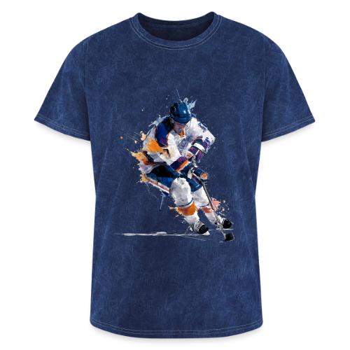 Hockey: Icy Streaks - Washed Unisex T-Shirt