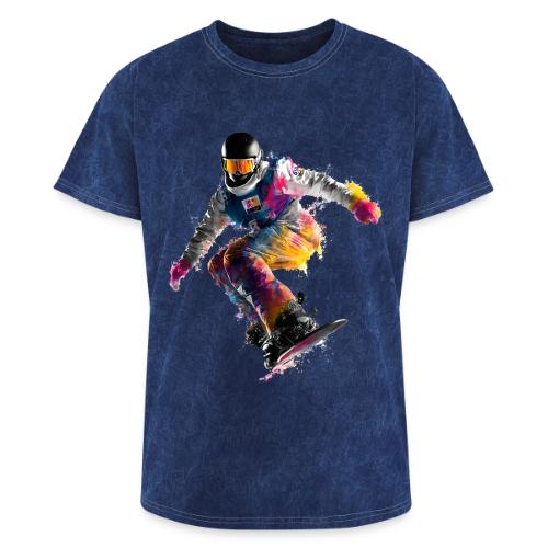 Snowboarding: Frozen Palette - Washed Unisex T-Shirt