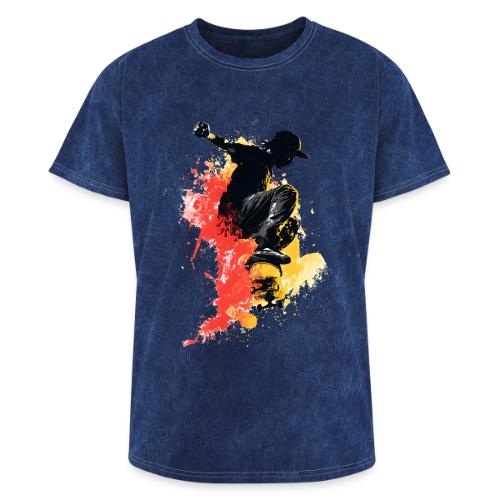 Skateboarding: Splash of Motion - Washed Unisex T-Shirt