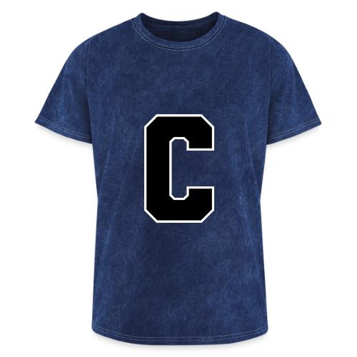 Varsity Letter C Collegiate Monogram - Washed Unisex T-Shirt
