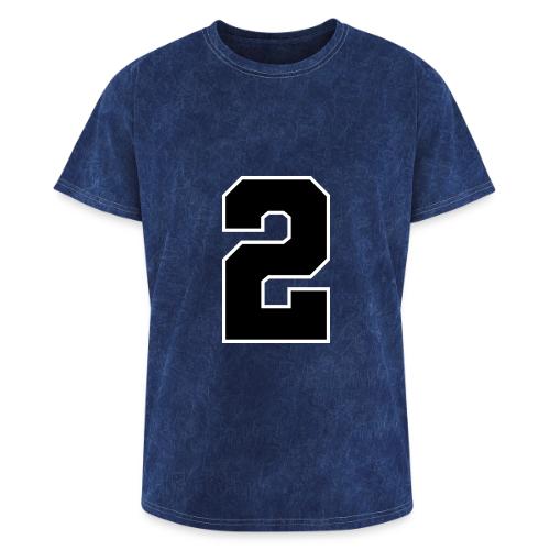 Varsity Number 2 Sports Design - Washed Unisex T-Shirt