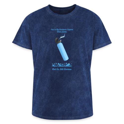 Emotional Support Water Bottle T-Shirt | Still Anx - Washed Unisex T-Shirt