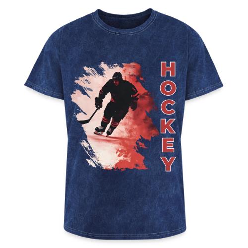 Hockey Fire - Washed Unisex T-Shirt