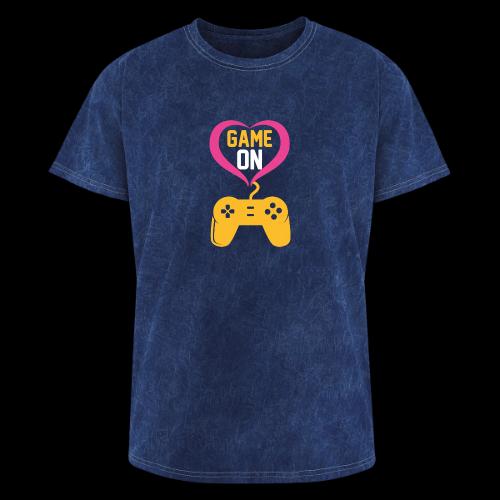 Game On! Pink Heart Controller - Washed Unisex T-Shirt
