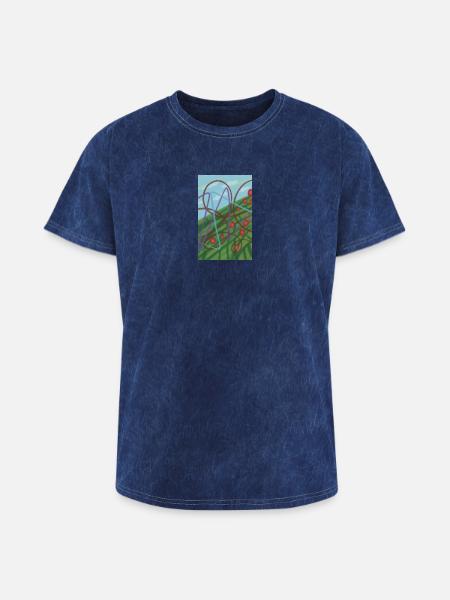 Ferris - Washed Unisex T-Shirt - mineral navy