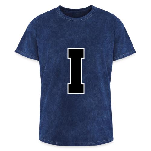 Varsity Letter I Collegiate Monogram - Washed Unisex T-Shirt
