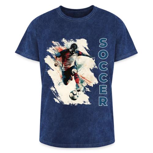 Soccer Power Move - Washed Unisex T-Shirt