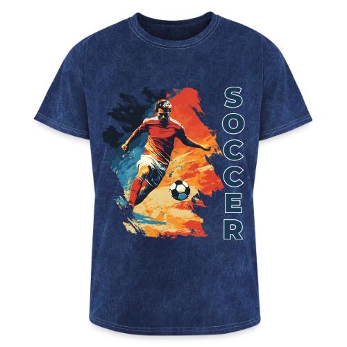 Soccer Action Pulse - Washed Unisex T-Shirt
