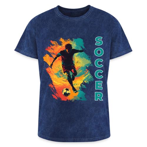 Soccer Hero Mode - Washed Unisex T-Shirt