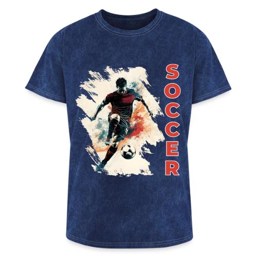 Soccer Blaze - Washed Unisex T-Shirt