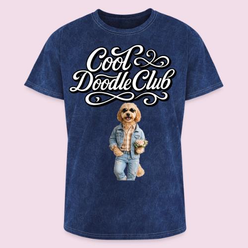 Cool Doodle Club | Goldendoodle Lover Design - Washed Unisex T-Shirt
