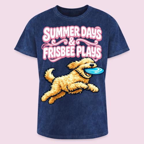 Summer Days & Frisbee Plays - Washed Unisex T-Shirt