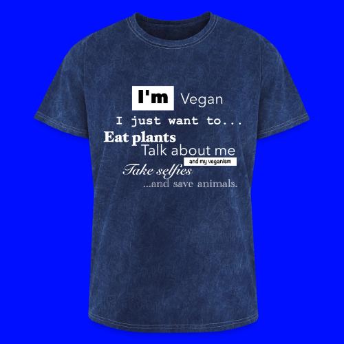 I'm a Vegan - Washed Unisex T-Shirt