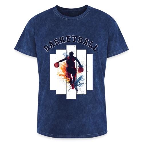 Basketball Never Stops - Washed Unisex T-Shirt