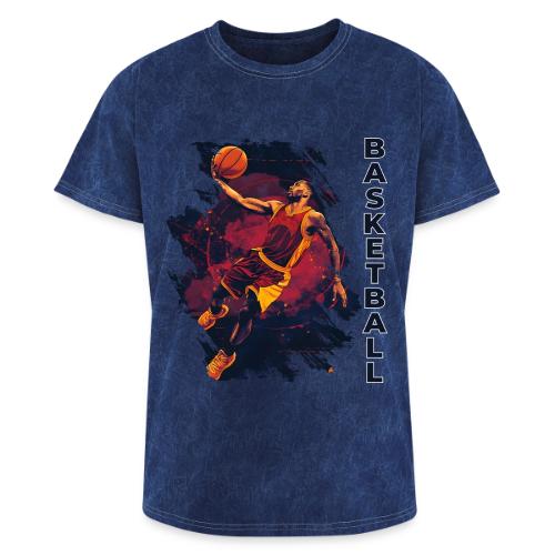 Basketball Charge - Washed Unisex T-Shirt