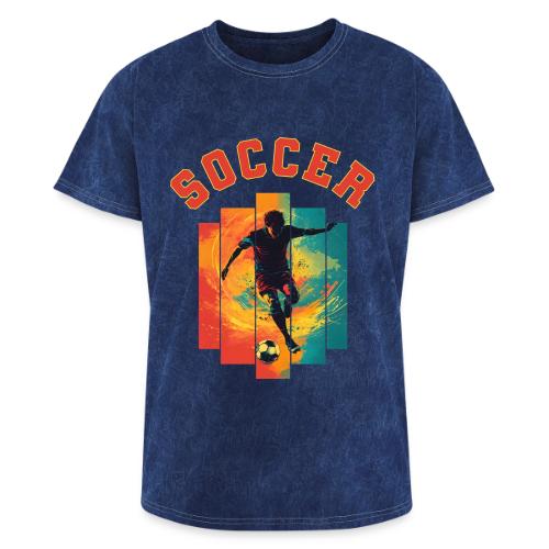 Soccer Heartbeat - Washed Unisex T-Shirt