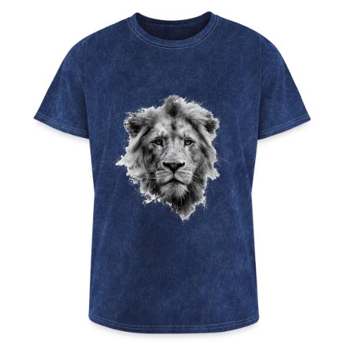 Lion: Monochrome King - Washed Unisex T-Shirt