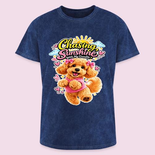 Chasing Sunshine With My Doodle - Washed Unisex T-Shirt