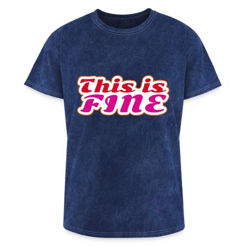 This Is Fine - Washed Unisex T-Shirt