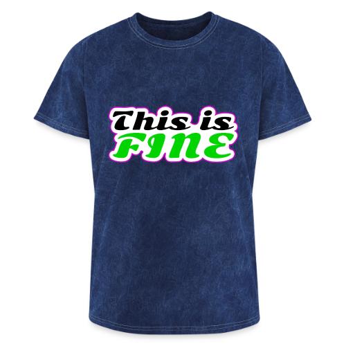 This Is Fine Balance - Washed Unisex T-Shirt