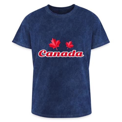 Canada with two maple leaves - Washed Unisex T-Shirt