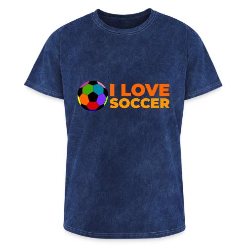 I Love Soccer - Washed Unisex T-Shirt