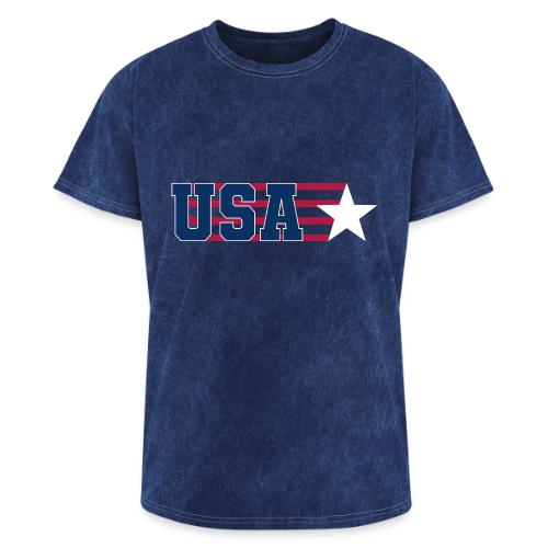 Star Stripe USA - Washed Unisex T-Shirt