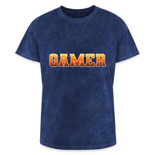 Gamer Varsity Gradient Design for Apparel - Washed Unisex T-Shirt
