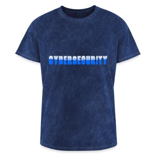 Cybersecurity Word Art Design - Washed Unisex T-Shirt