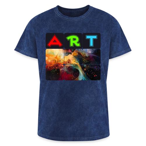 Waves of Art - Washed Unisex T-Shirt